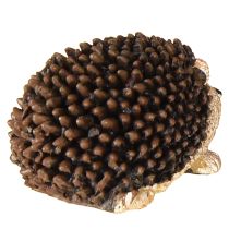 Artikel Mini pindsvin dekorationsfigurer efterår håndmalede 4×2,5×2 cm 6 stk.