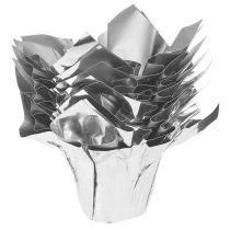 Artikel Mini plantekasse sølv gaveemballage Ø4,5cm H7cm 8 stk