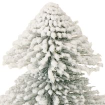 Artikel Mini juletræ med LED-belysning i gran med sne, 28 cm
