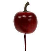 Mini æbler på tråd 3cm blank 24p