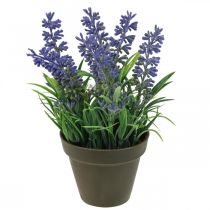 Artikel Mini lavendel i potte kunstig plante lavendel dekoration H16cm