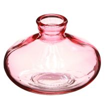 Artikel Minivaser glas løg flade pink tonet Ø9cm H6cm 6 stk