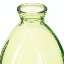 Artikel Minivaser glas løgformede glasvaser grøntonede H12cm 6 stk
