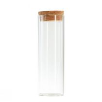 Artikel Minivaser glas reagensglas kork låg Ø4cm H12cm 6stk