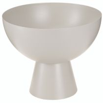 Artikel Moderne planteskål metal dekorativ trofæ grå Ø20cm H16,5cm