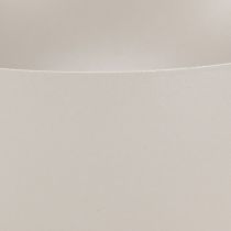 Artikel Moderne planteskål metal dekorativ trofæ grå Ø20cm H16,5cm