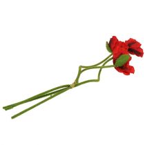 Artikel Valmuerød 58cm - 74cm 3 stk