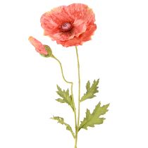 Artikel Valmue Kunstig Kunstig Blomst i Orange Ø13cm 84cm