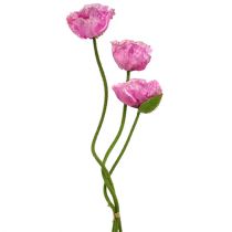 Artikel Valmuer pink 59cm - 75cm 3 stk