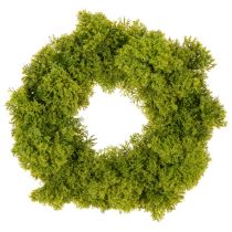 Artikel Kunstig moskrans, dekorativ til bord eller dør, 28 cm
