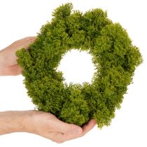 Artikel Kunstig moskrans, dekorativ til bord eller dør, 28 cm