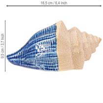 Artikel Skaldekoration Maritim Keramik Blå Beige 16,5×11×9,5cm 2 stk.