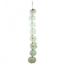Skal Deco Capiz Garland Skal Garland Grøn 100cm
