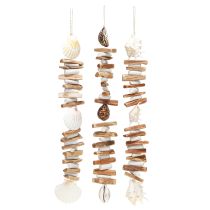 Artikel Skalguirlande havsnegle sommerdekoration natur assorteret 69cm 3stk
