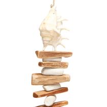 Artikel Skalguirlande havsnegle sommerdekoration natur assorteret 69cm 3stk
