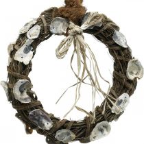 Skalkrans, deco krans vintræ, naturskaller Ø30cm