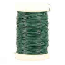 Blomstertråd dekorativ tråd myrtråd grøn 0,30mm 100g 3 stk.