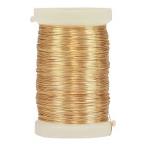 Artikel Blomsterhandler tråd myrtråd dekorativ tråd guld 0,30mm 100g 3 stk.