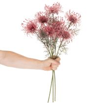 Artikel Kunstig blomst nålepude protea blomstrende gren 65 cm 3 stk.