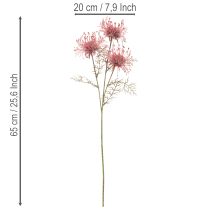 Artikel Kunstig blomst nålepude protea blomstrende gren 65 cm 3 stk.