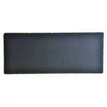 Artikel Naturskiferplade rektangulær stenbakke sort 30×12,5cm 4 stk