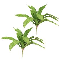Artikel Redebregne kunstige planter i grøn 5,5×22cm 2stk