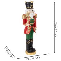 Artikel Nøddeknækker Dekorativ Figur Festlig Juledekoration 59cm