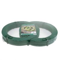 Artikel Blomsterskum bilarrangement dobbeltring 55×39cm H6cm 1 stk