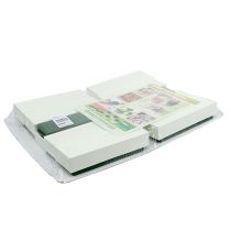 Artikel Blomsterskum mursten borddekoration grøn 22cm x 7cm x 5cm 10 stk