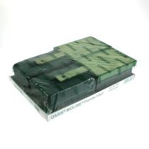 Artikel Blomsterskum mursten grøn metal træ 4 stk arrangement base