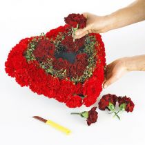 Artikel OASIS® Biolit® hjerte lille 25cm 4 stk