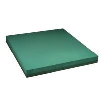 Artikel Blomster skumplade design ark plug-in materiale grøn 61x61cm 1 stk
