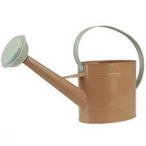 Artikel Metal dekorativ vandkande, vintage look, lysebrun, 52,5 cm - plantekasse til borddekoration og sommerdekoration