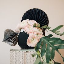 Artikel Blomsterskum kugle plug-in materiale sort Ø20cm