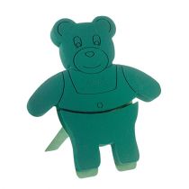 Artikel Blomsterskum figur Bamse med stativ 48,5cm x 42cm H5cm 1 stk
