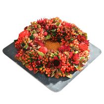 Artikel Blomsterskumring med skål grøn Ø30cm H4,5cm 2 stk