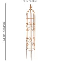 Artikel Havespalier, klatrehjælp til roser og andre klatreplanter, ideelt havedesign, 108 cm, sæt med 2.