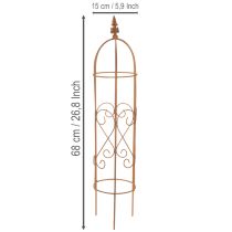 Artikel Havespalier, klatrehjælp til roser og andre klatreplanter, ideelt havedesign, 108 cm, sæt med 2.