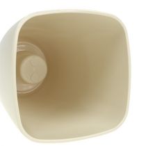 Artikel Orkidépotte blank Ø12,5cm sand 1 stk