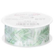 Artikel Organzabånd, chiffonbånd, grønt plantebånd, 40 mm x 15 m