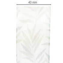 Artikel Organzabånd, chiffonbånd, grønt plantebånd, 40 mm x 15 m