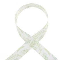 Artikel Organza bånd chiffon bånd grønne blad ranker 40mm 15m