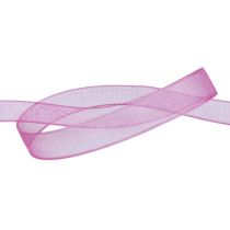 Organza bånd aubergine 7mm 50m