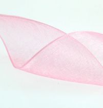 Artikel Organza bånd gavebånd pink bånd selvkant 40mm 50m