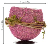 Artikel Dekorativ skål med påskeæg til forårs- eller påskeborddekoration, 9 cm, 4 stk.