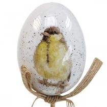 Påskeæg plastik blomsterprop påskepynt H6cm 6stk