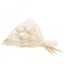 Artikel Påskeæg plast påskepynt plantestik H6cm 12 stk