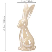 Artikel Påskehare Keramik i Beige Keramik Kanin Stor H49,5cm
