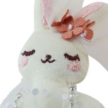 Artikel Påskehare dekoration kanin pige plys 12cm 5 stk