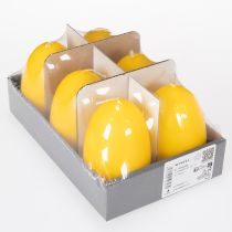 Artikel Påskeæglys til påskedekoration i stuen, attraktivt og perfekt til påske, 9 cm, 20 timer, 6 stk.